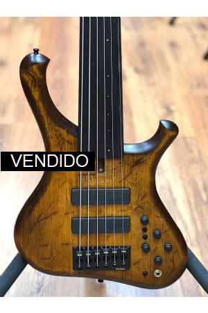 Marleaux Consat SE 6 Fretless Old Violin Aged Marleaux Consat SE 6 Fretless Old Violin Aged